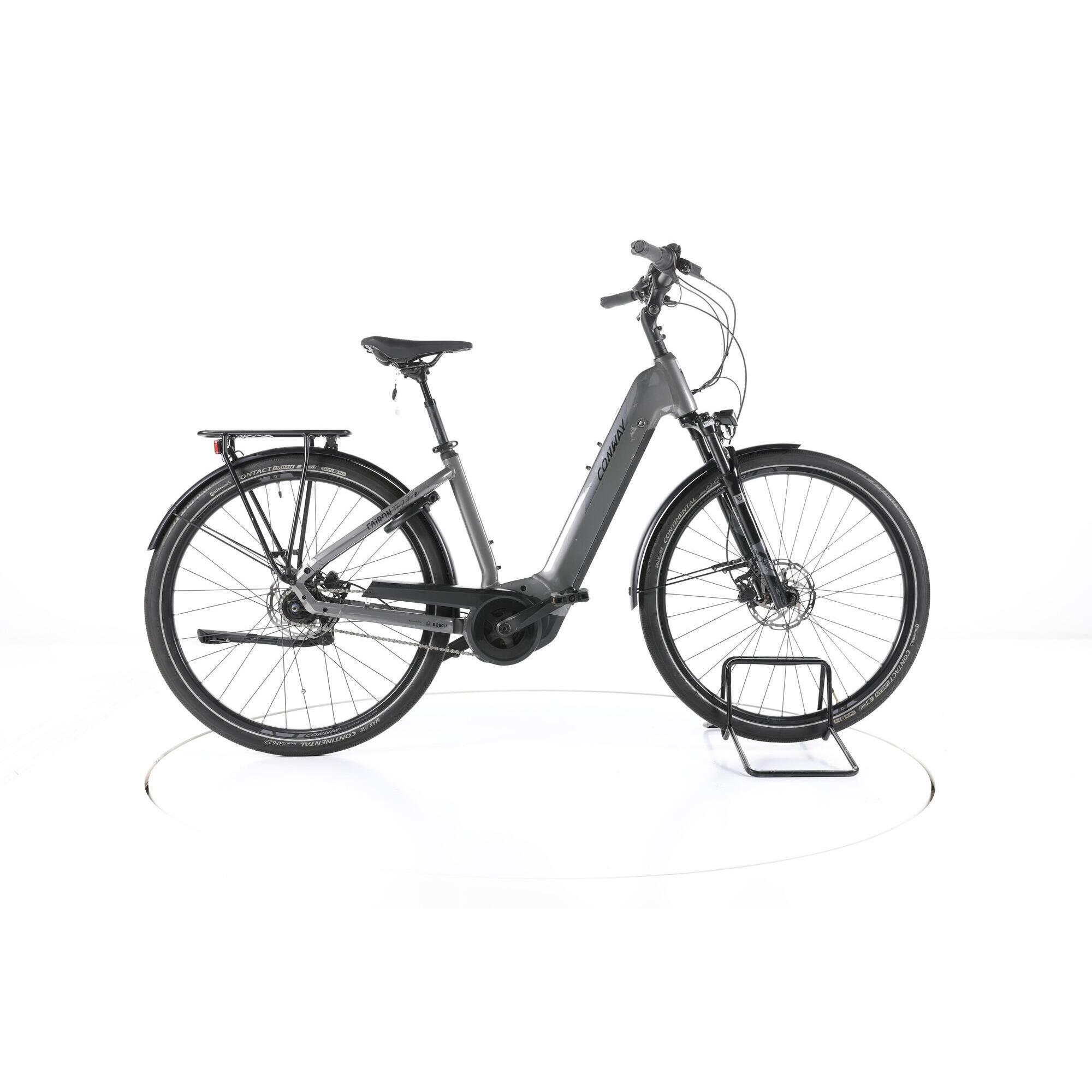 Conway - Reconditionné - Conway Cairon Tf 2.7 City Vélo Électrique Entrée Basse - Bon - Vélo Ville - Gris - 46 L/xl - Decathlon