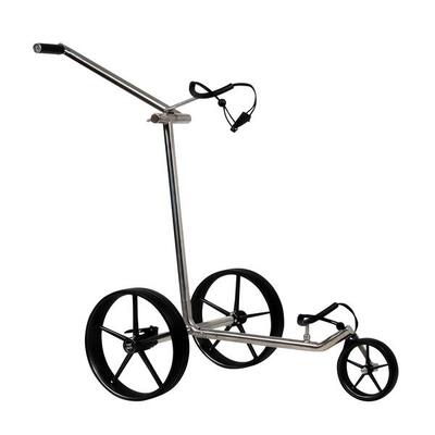 Tour Made Haicaddy® HC3X Edelstahl Push Golftrolley