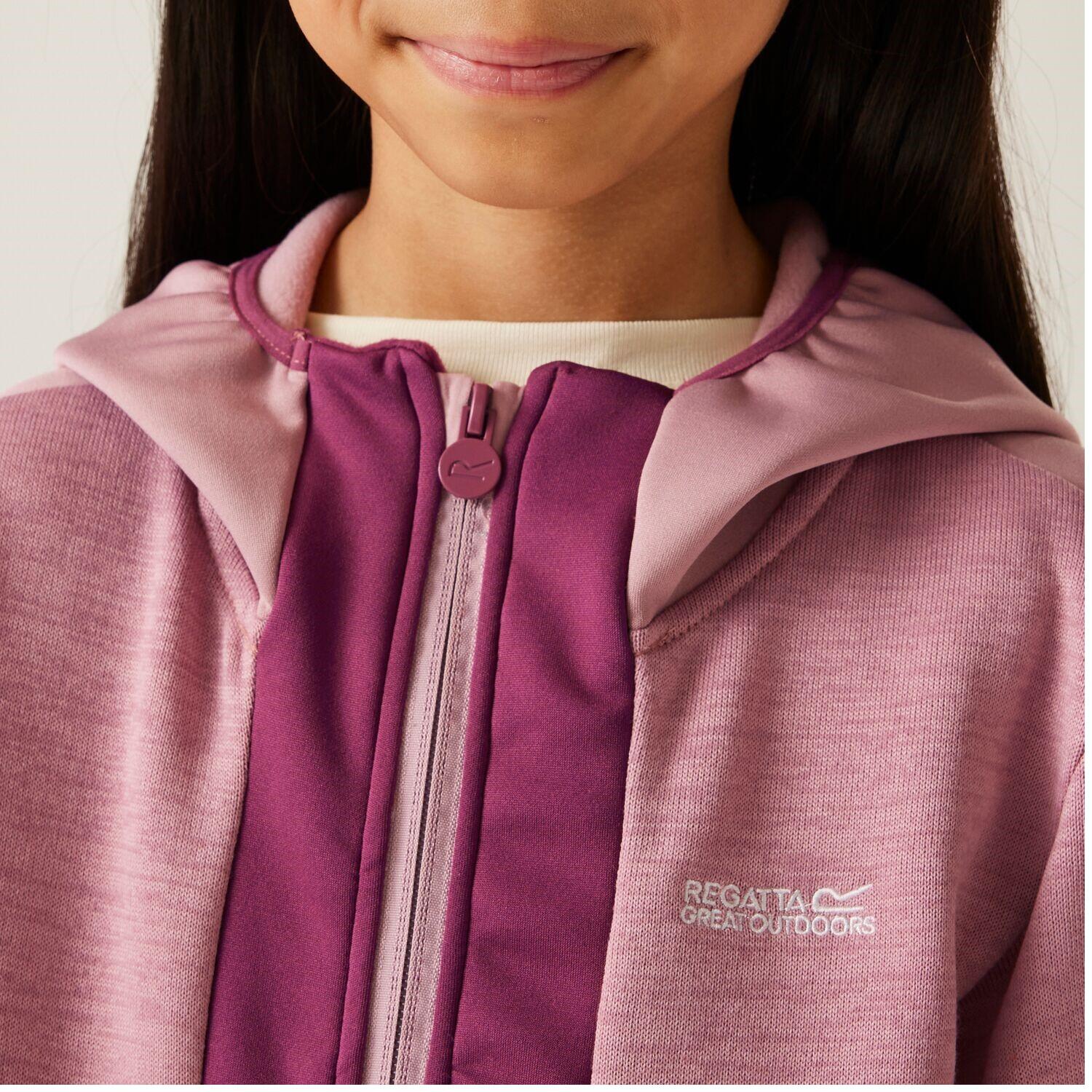 Sudadera con capucha y cremallera infantil Regatta Dissolver X 5/7