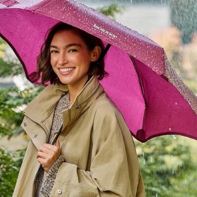 Paraplu x-tra solide alpha feuille kaki - 23 cm