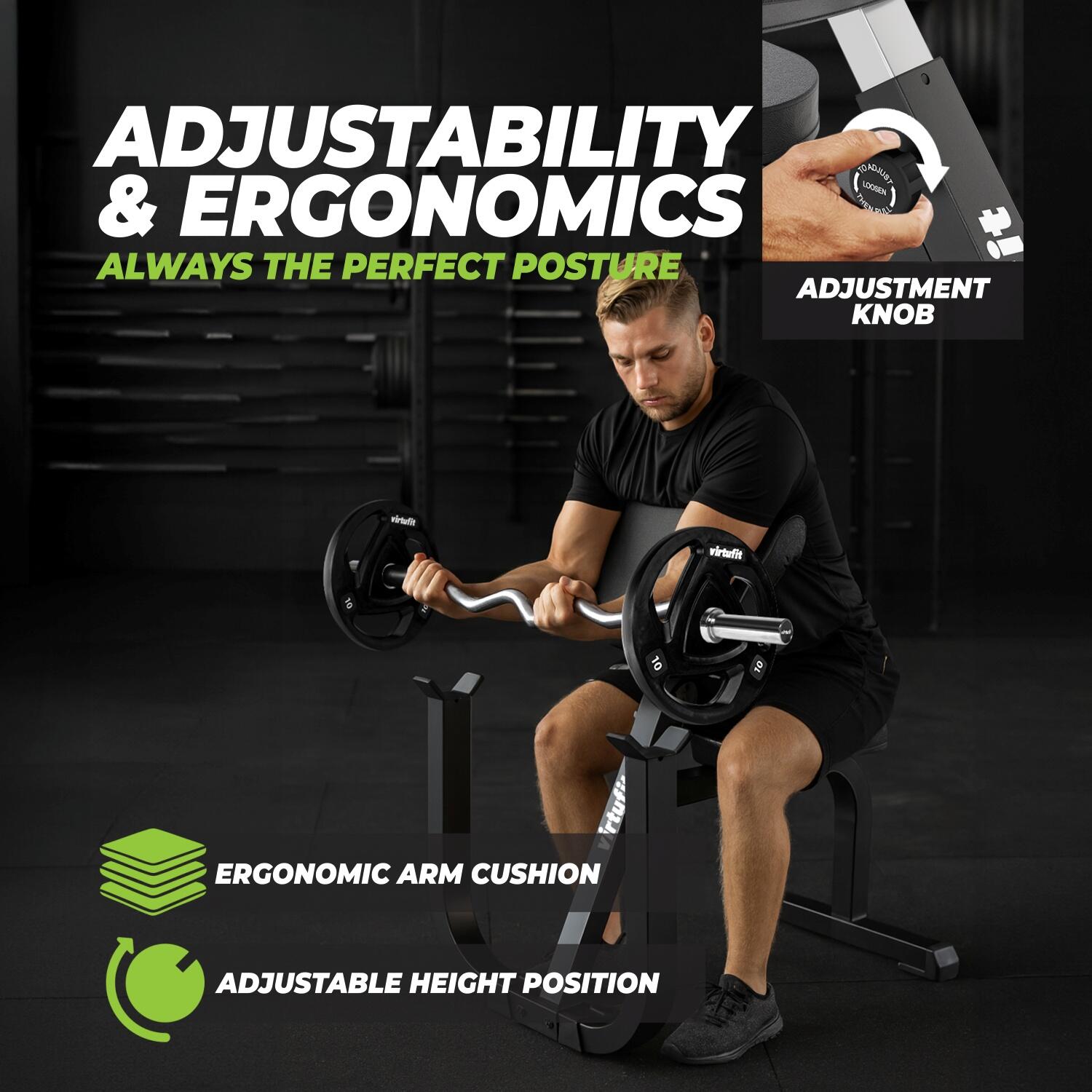 Preacher Curl Station - Halterbank 5/7