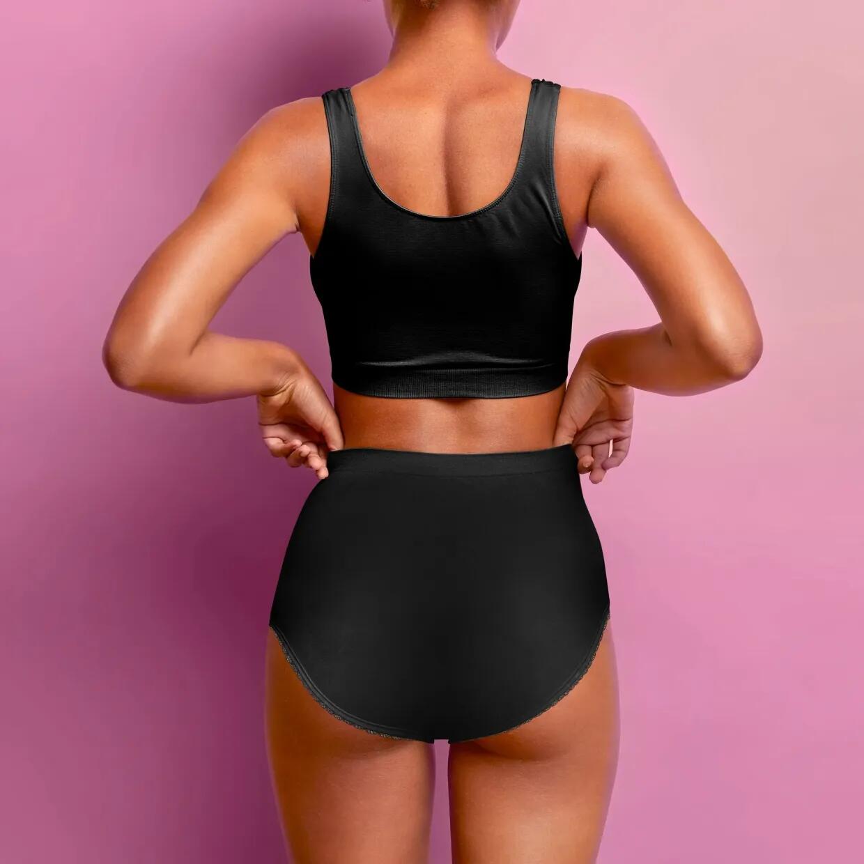 Culotte menstruelle taille haute flux abondant 4/6