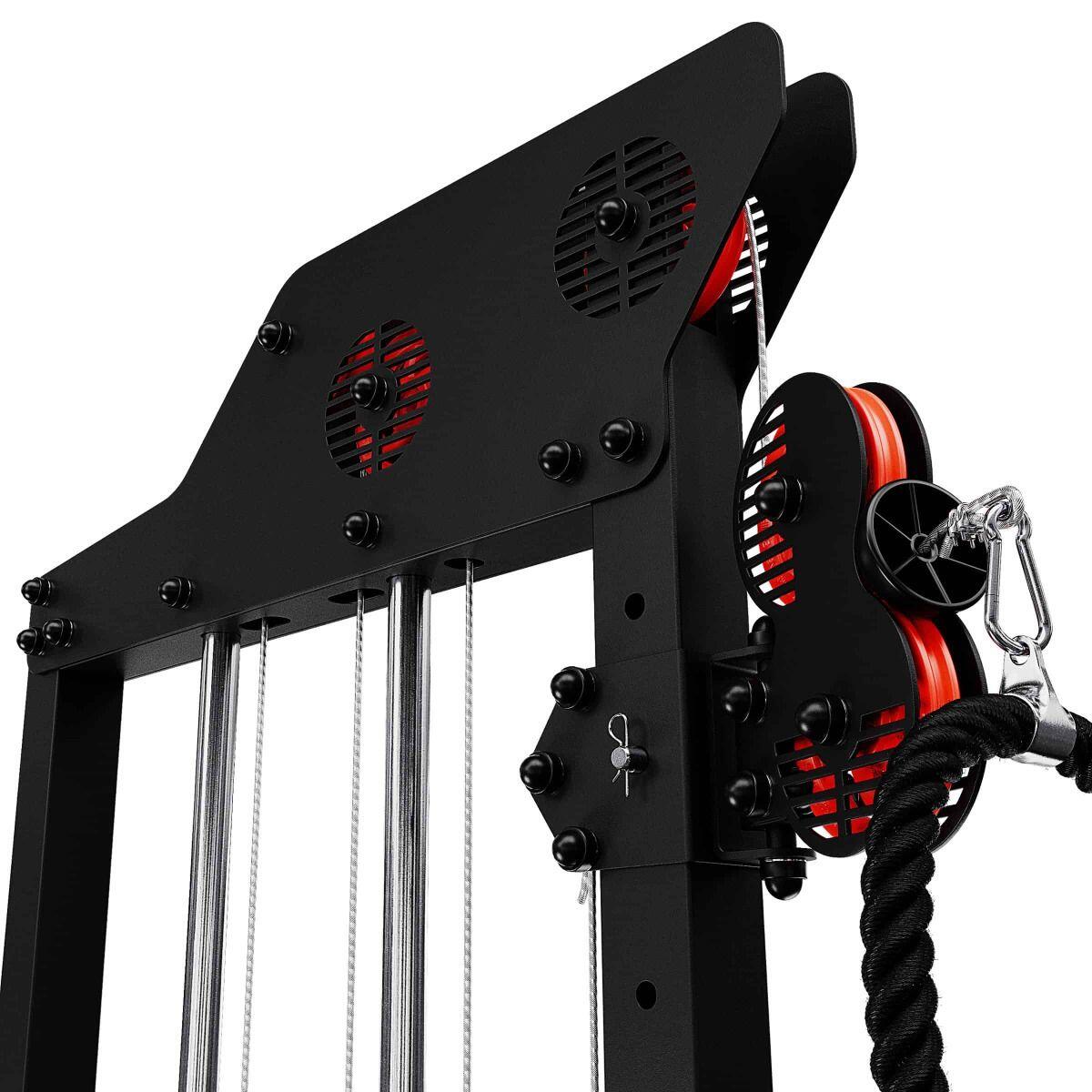 Estación de poleas independiente – Lat pulldown regulable en altura 3/7