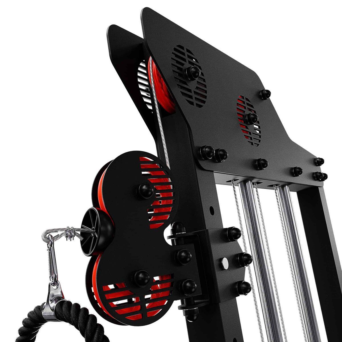 Estación de poleas independiente – Lat pulldown regulable en altura 5/7