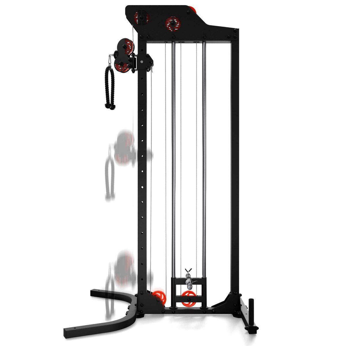 Estación de poleas independiente – Lat pulldown regulable en altura 6/7