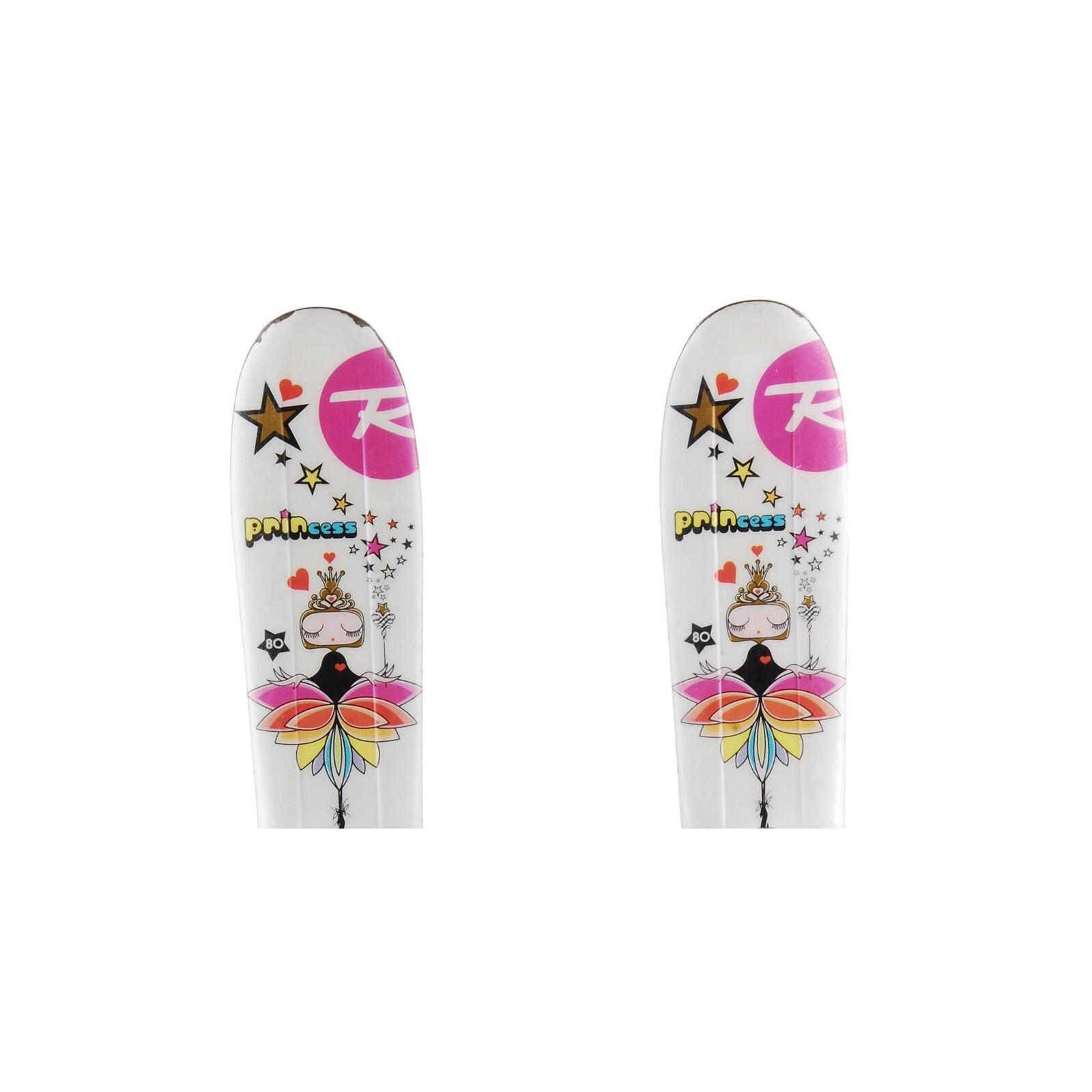 RECONDITIONNE - Ski Junior Rossignol Princess Etoile + Fixations 2/5