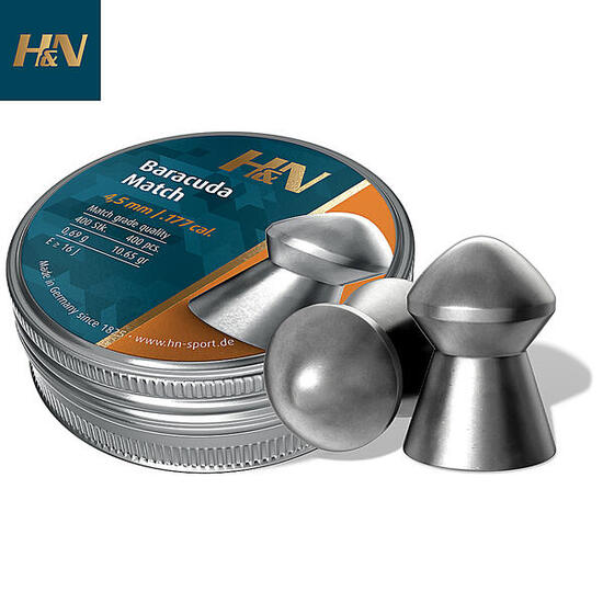 Pallini cal. 45 H&N Baracuda Match 400 pz