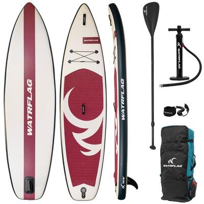 Tavola da SUP gonfiabile di qualità superiore- WATRFLAG Spinner 10'6” - ALLROUND