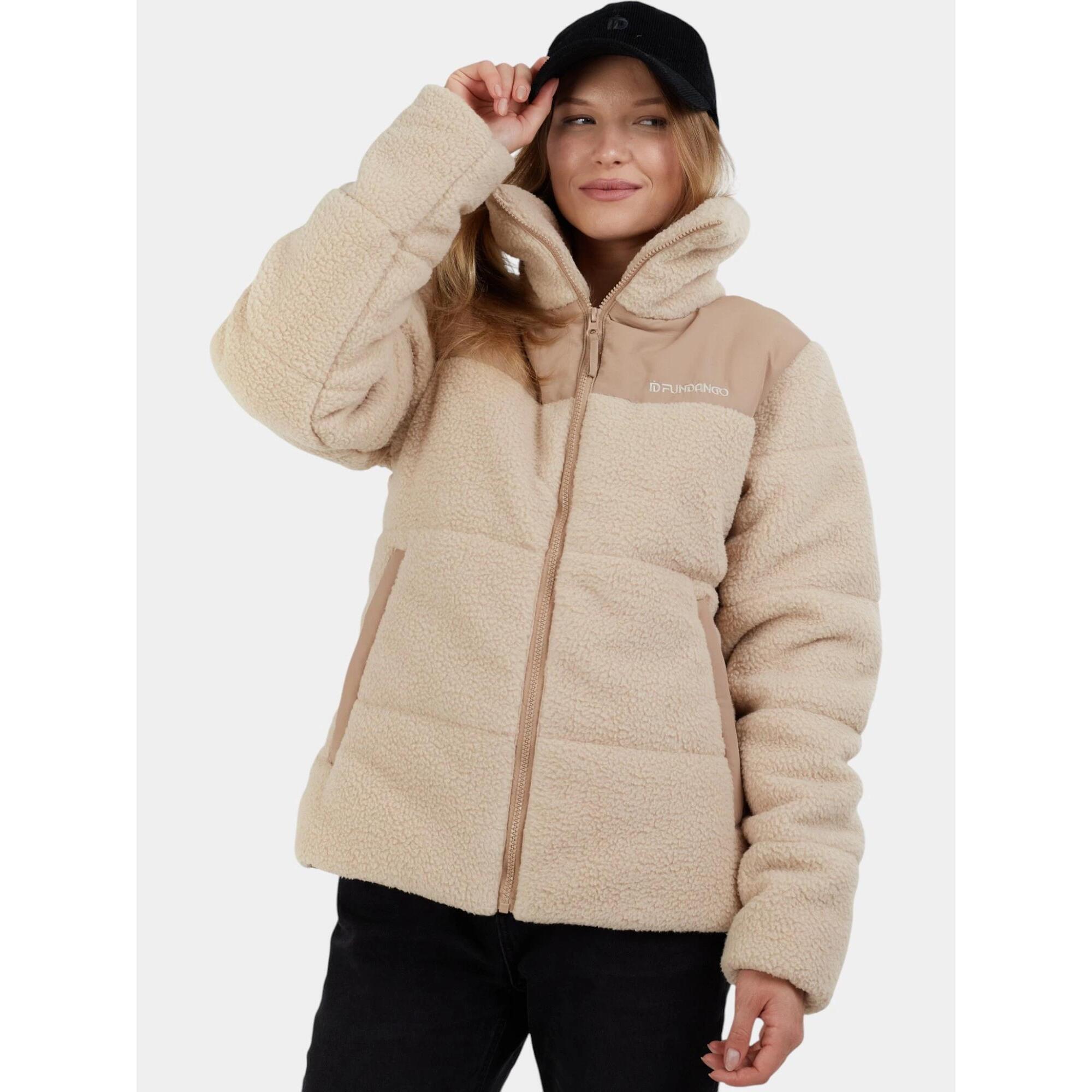 Fundango - Veste Matelassée Femme Nukka - Doudoune Synthétique - Beige - Decathlon