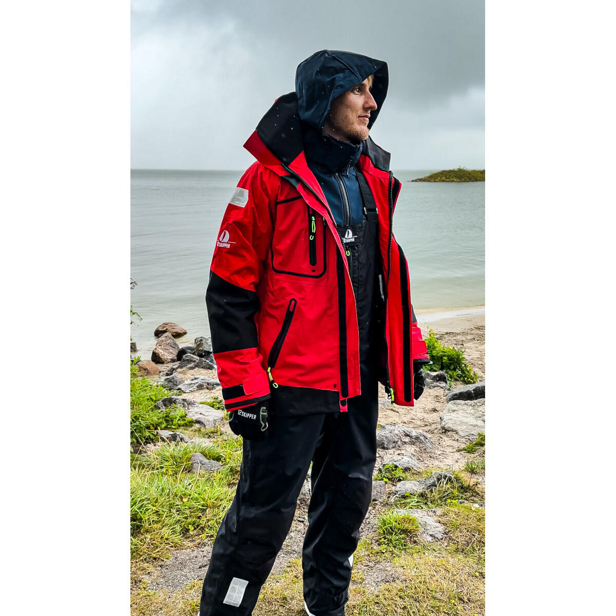 Magellan Offshore set unisex rood-zwart 3/7