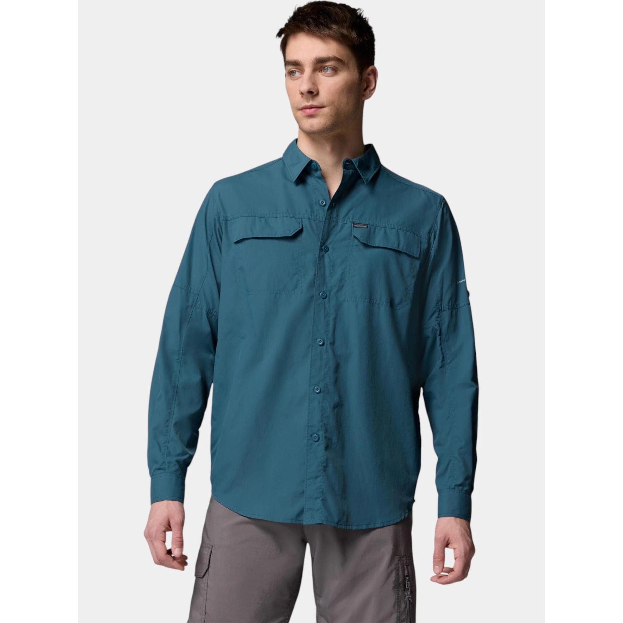 Columbia - Chemise De Randonnée Homme Silver Ridge 2.0 - Chemise Manches Longues - Bleu - Decathlon