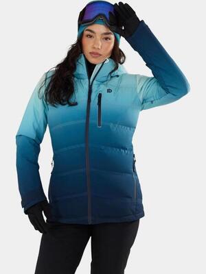 Quilted ski jas dames pumila