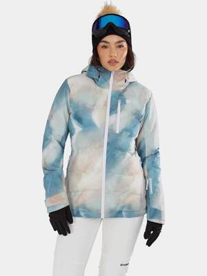 Quilted ski jas dames pumila