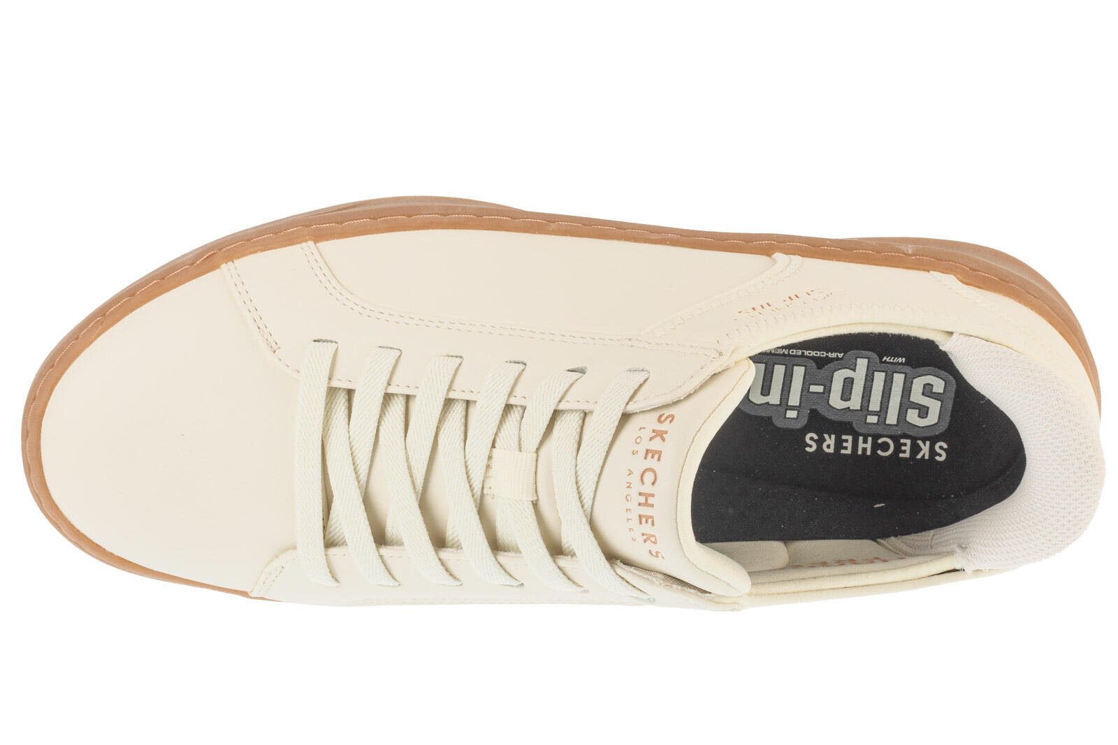 Sapatos Skechers Court Break Branco 3/4
