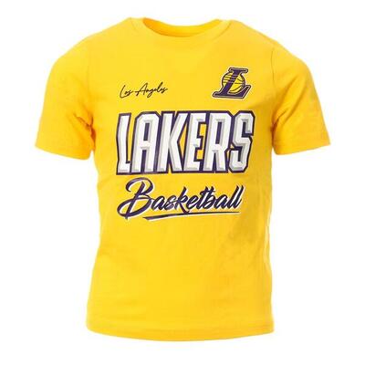 T-Shirt Gialla NBA Los Angeles Lakers per Ragazzo