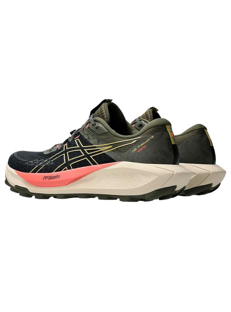 Correndo e trilha para Mulher Asics Gel-trabuco 13 gtx Preto 5/7