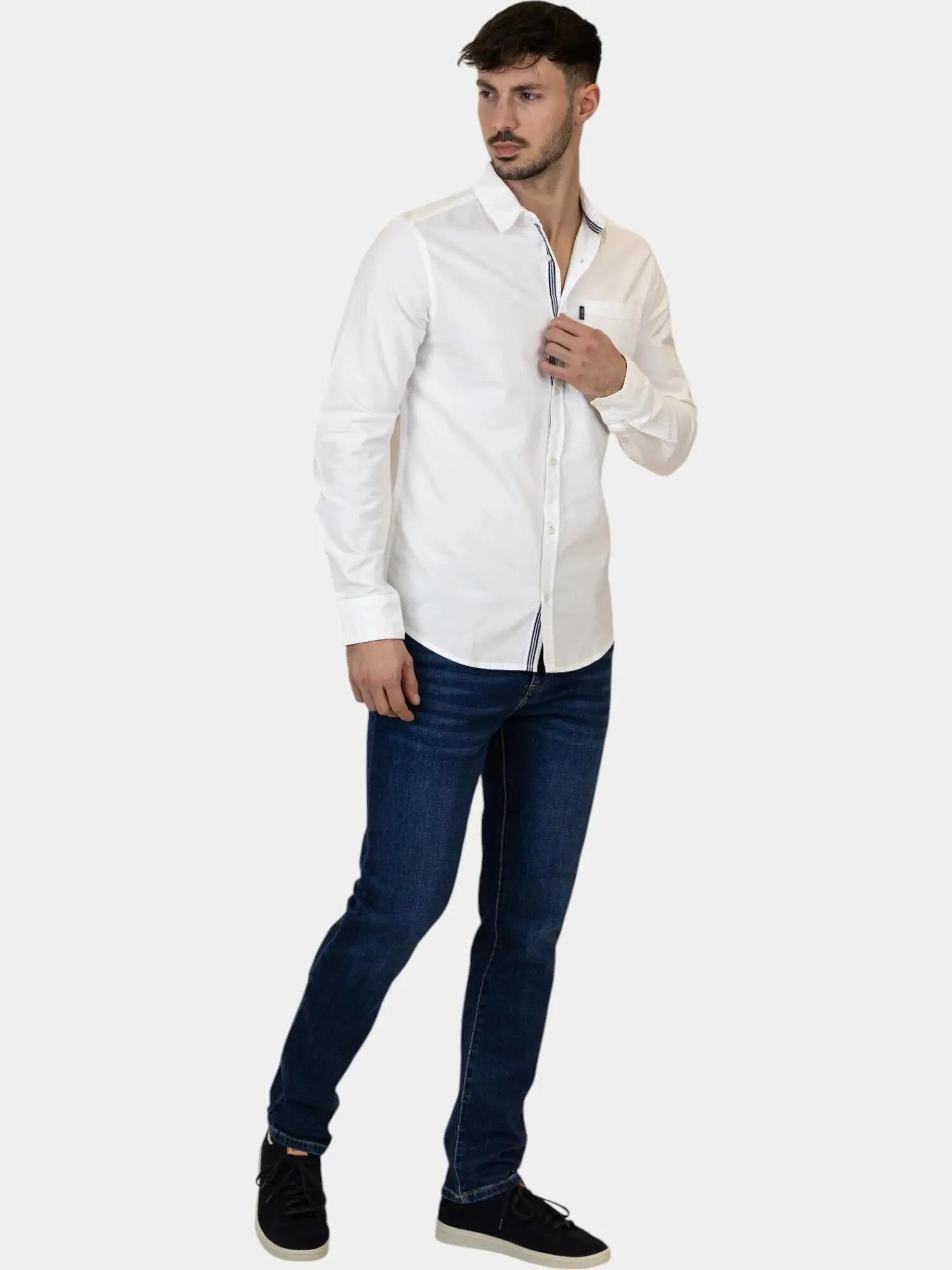 Camisa Blanca de Hombre TBS BRODY 5/7