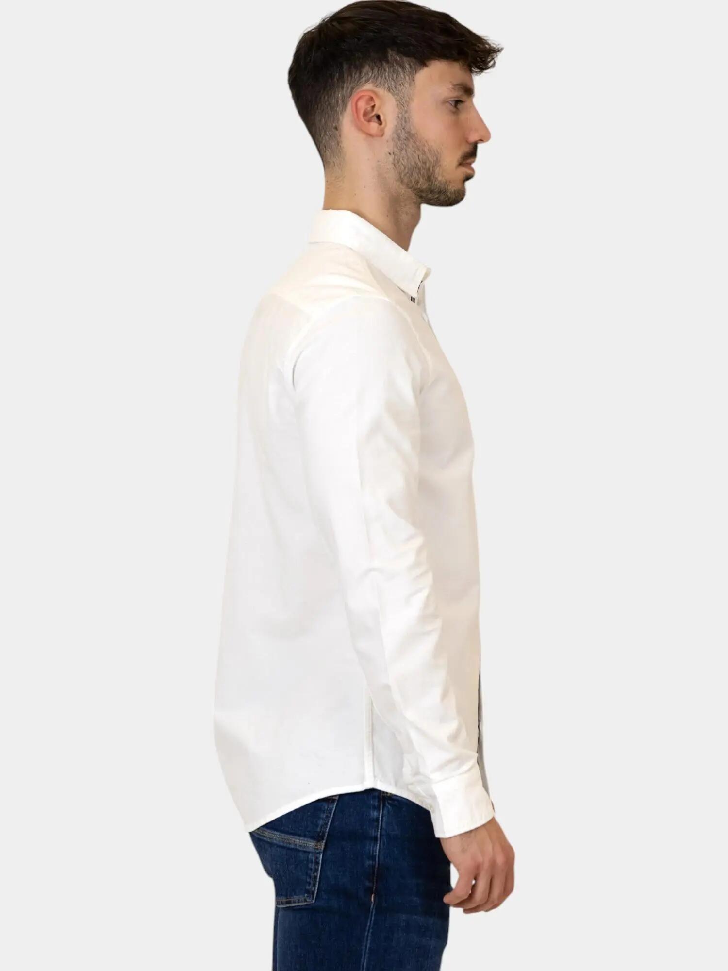 Camisa Blanca de Hombre TBS BRODY 4/7