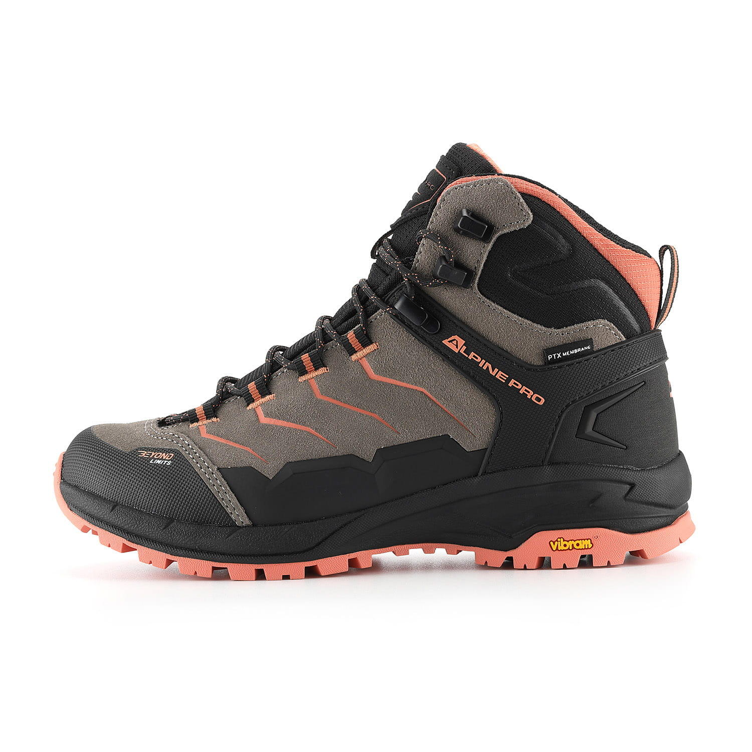 Buty wysokie trekkingowe damskie Alpine Pro Crede Vibram 5/6