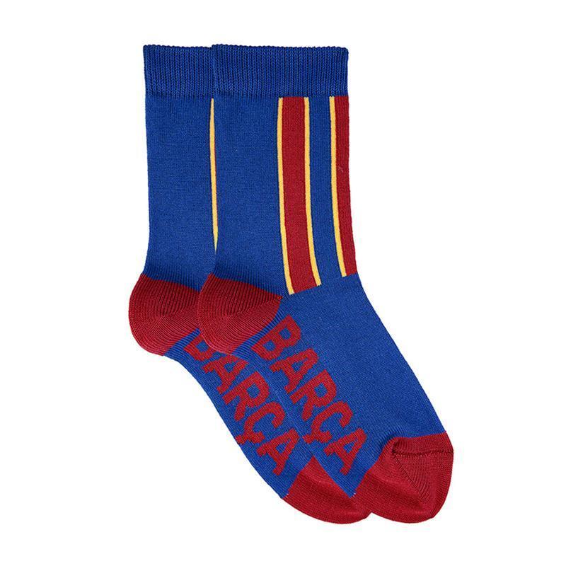 FC BARCELONA Barcelona gestreifte Kindersocken