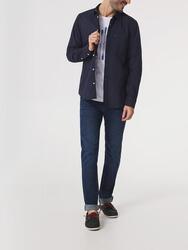 Chemise manches longues Homme - BRODYCHE Bleu Marine