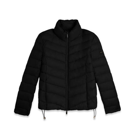 Doudoune pour femmes matelassée, col montant et finition brillante