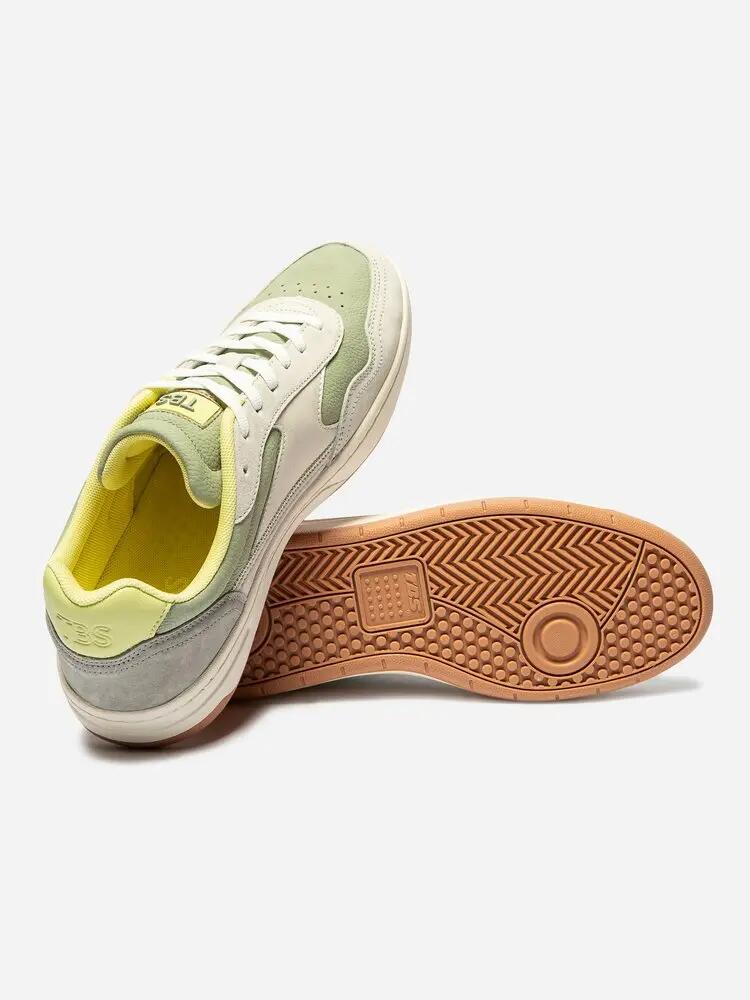 TBS ALMERIO Herren Sneaker Creme/Grün 4/7
