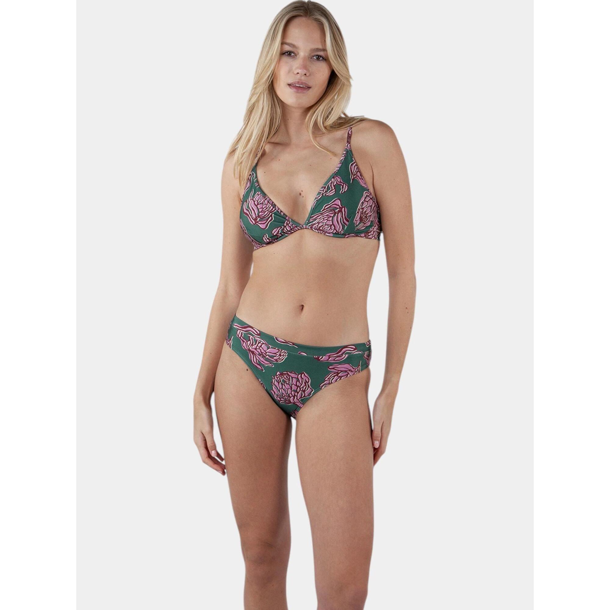 Barts - Haut De Bikini Femme Gunja Wire Triangle - Haut De Maillot De Bain (bikini) - Vert|violet - 36 Xs - Decathlon