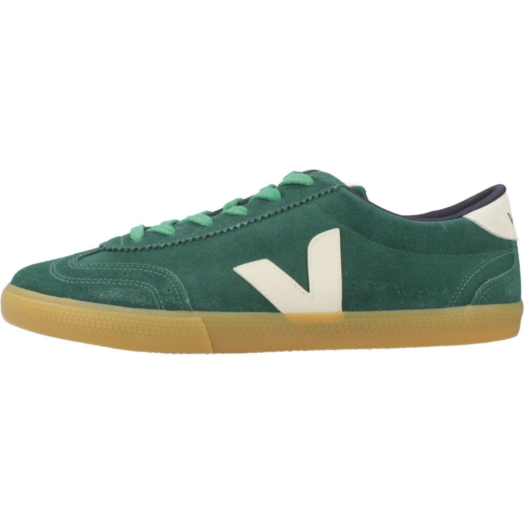 Baskets Veja Modèle Volley Suede Couleur Vert 2/5
