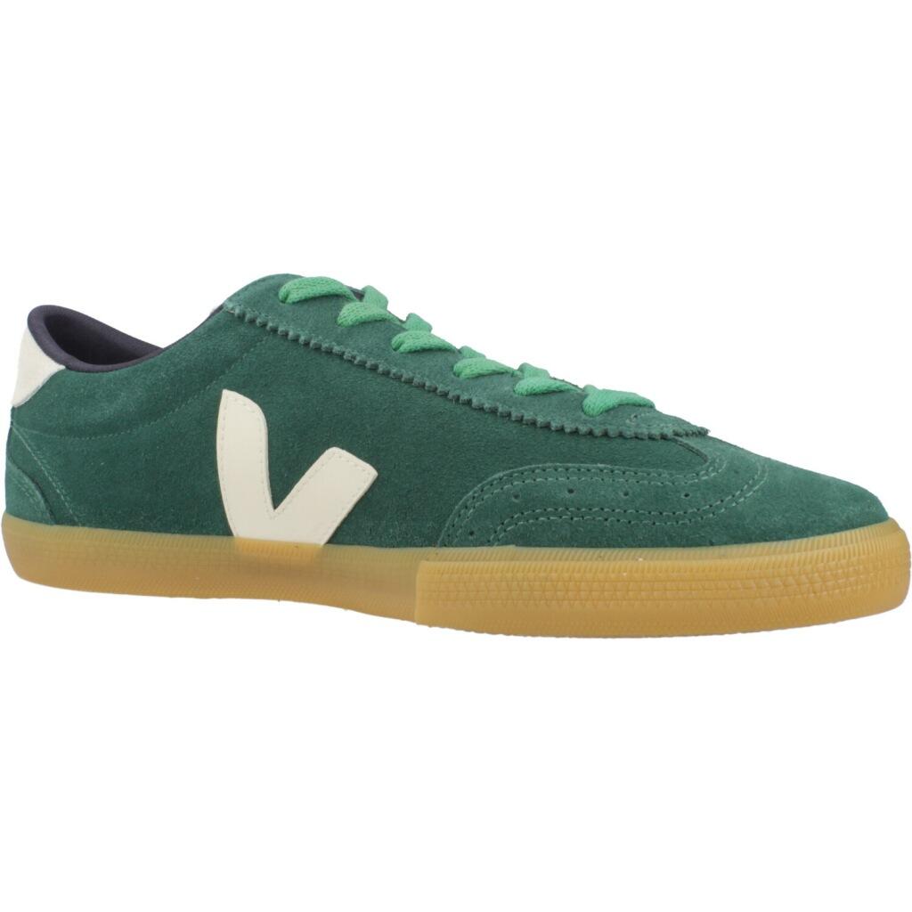 Baskets Veja Modèle Volley Suede Couleur Vert 5/5