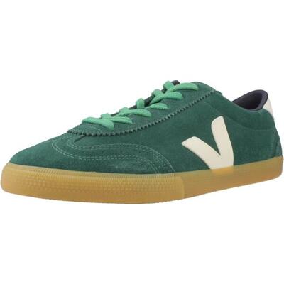 Sneakers veja model volley suede kleur groen