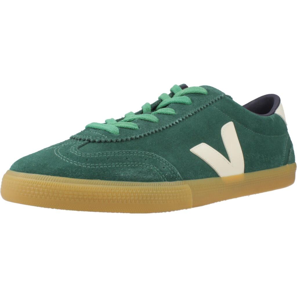 Veja - Baskets Veja Modèle Volley Suede Couleur Vert - Chaussures De Sport - Vert - Decathlon