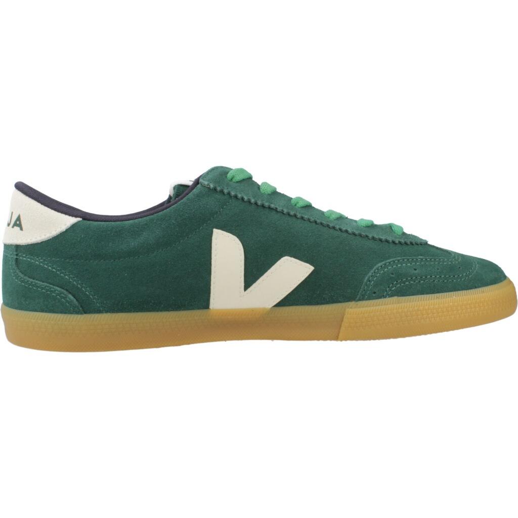 Baskets Veja Modèle Volley Suede Couleur Vert 4/5