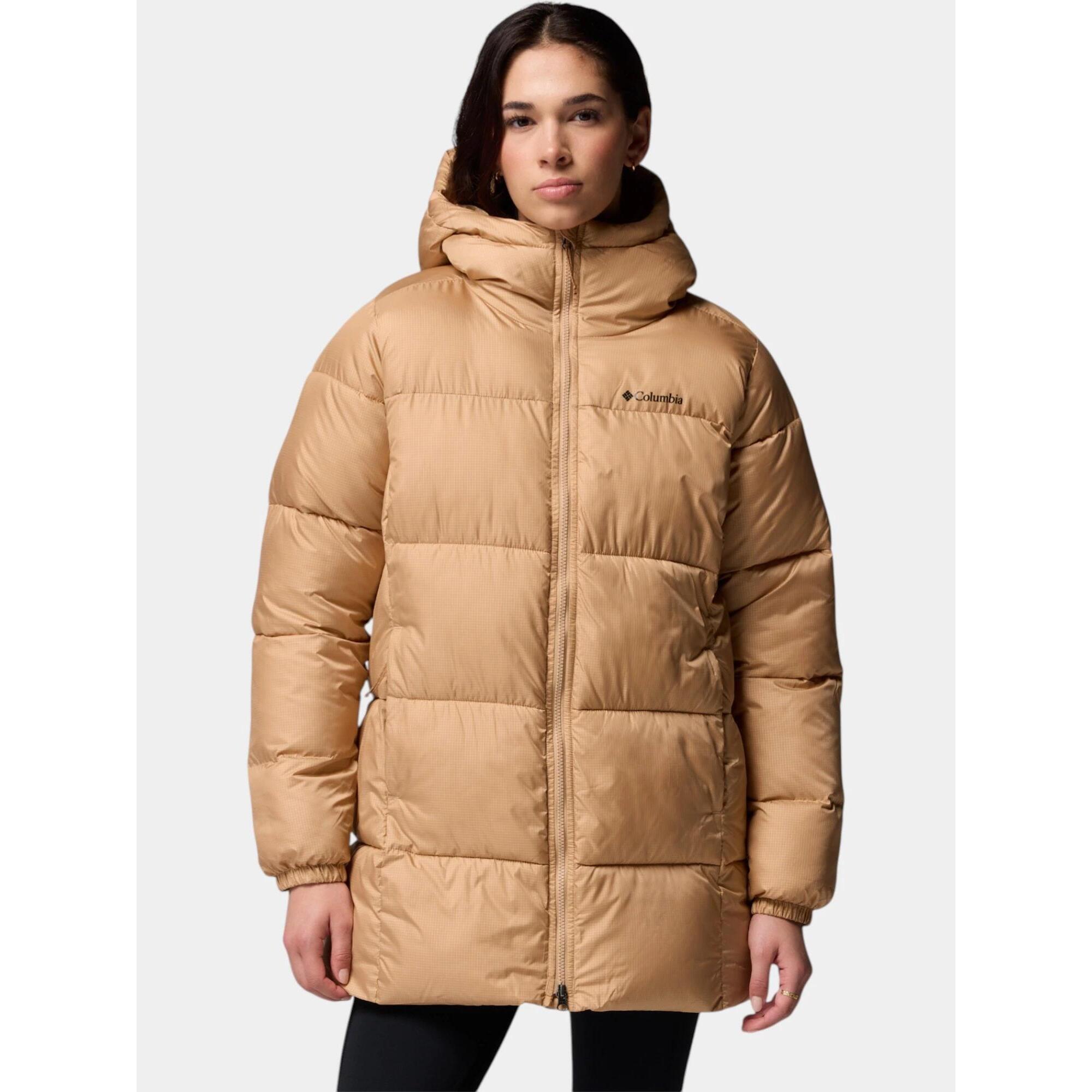 Columbia - Manteau D'Hiver Femme Puffect Ii Mid - Doudoune Synthétique - Marron - Decathlon