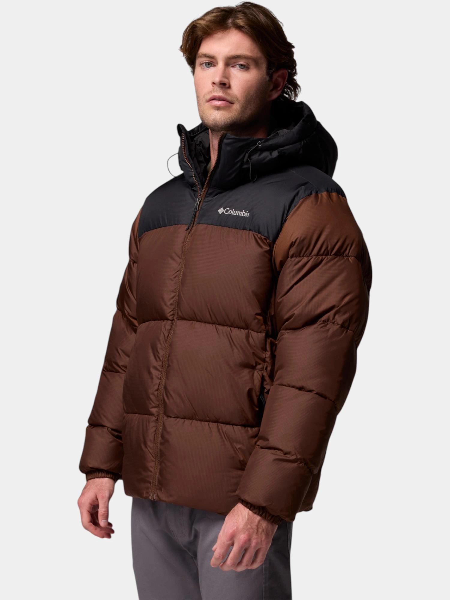 Jaqueta masculina acolchoada Columbia Puffect II com capuz 2/7