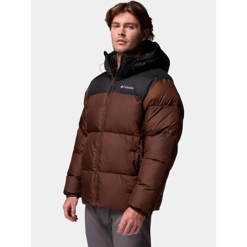 Jacheta de iarna Puffect II Hooded Jacket - maro barbati
