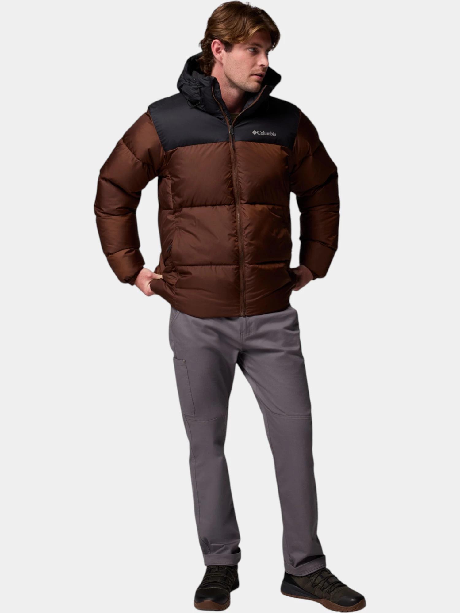 Jaqueta masculina acolchoada Columbia Puffect II com capuz 5/7