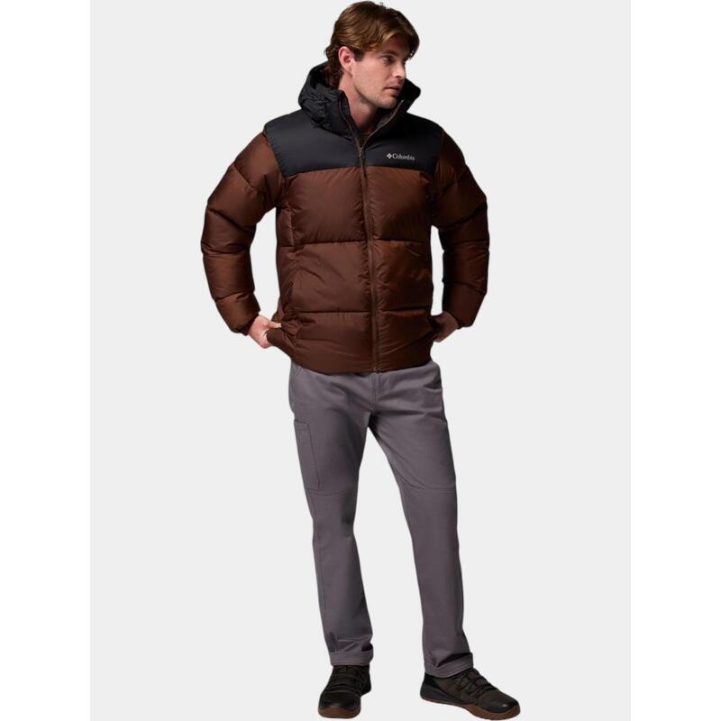 Jacheta de iarna Puffect II Hooded Jacket - maro barbati