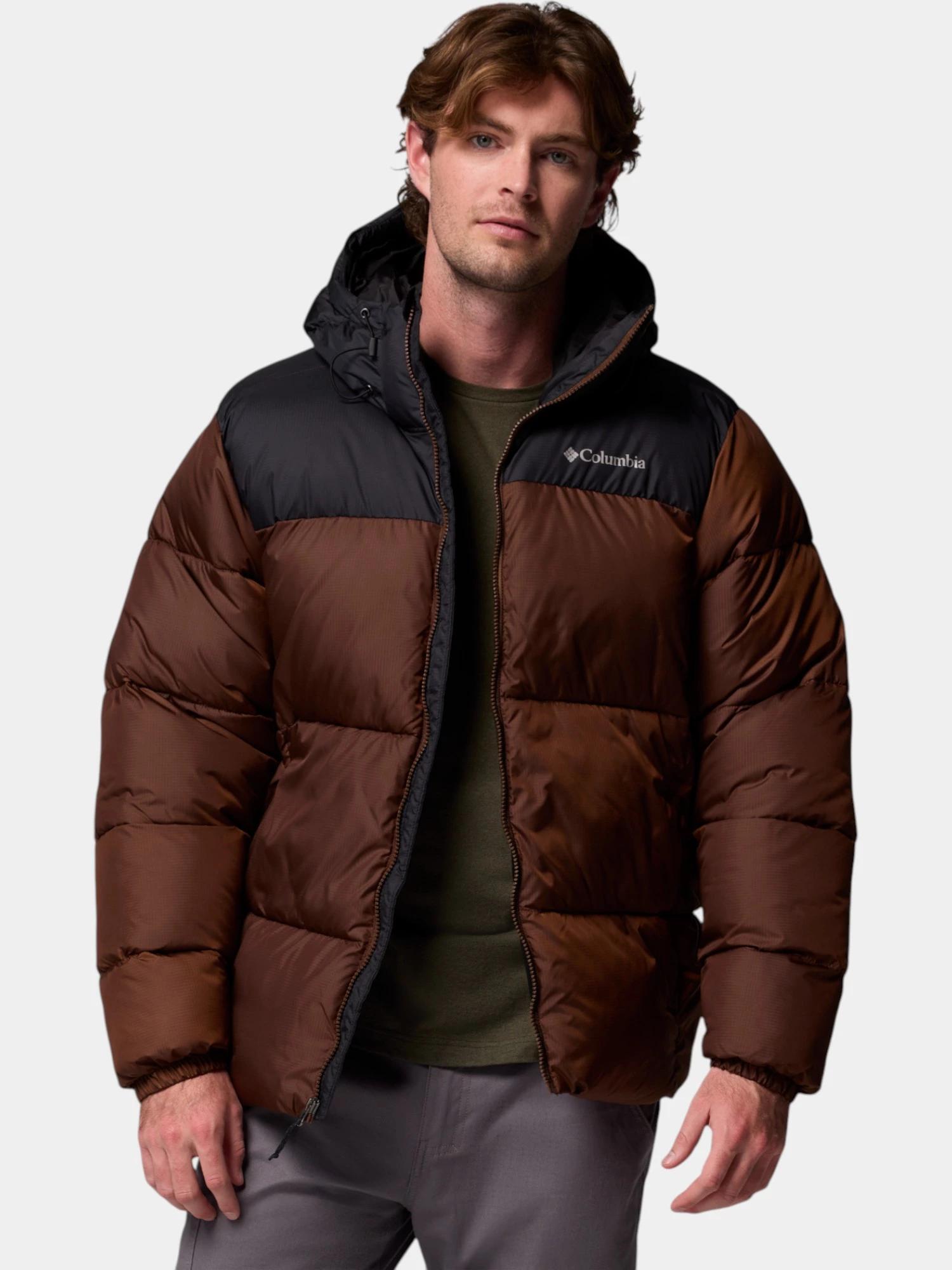 Jaqueta masculina acolchoada Columbia Puffect II com capuz 4/7