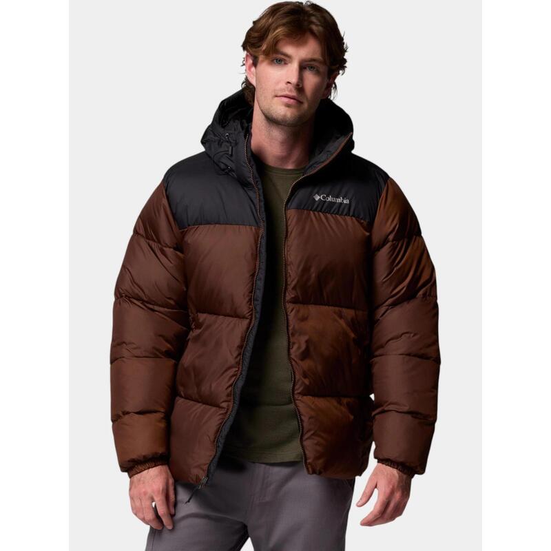 Jacheta de iarna Puffect II Hooded Jacket - maro barbati