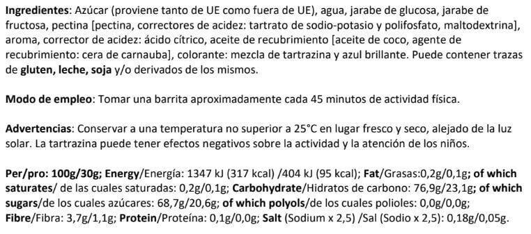 Gummy bar - 30g Maçã da Amix Nutrition 2/3