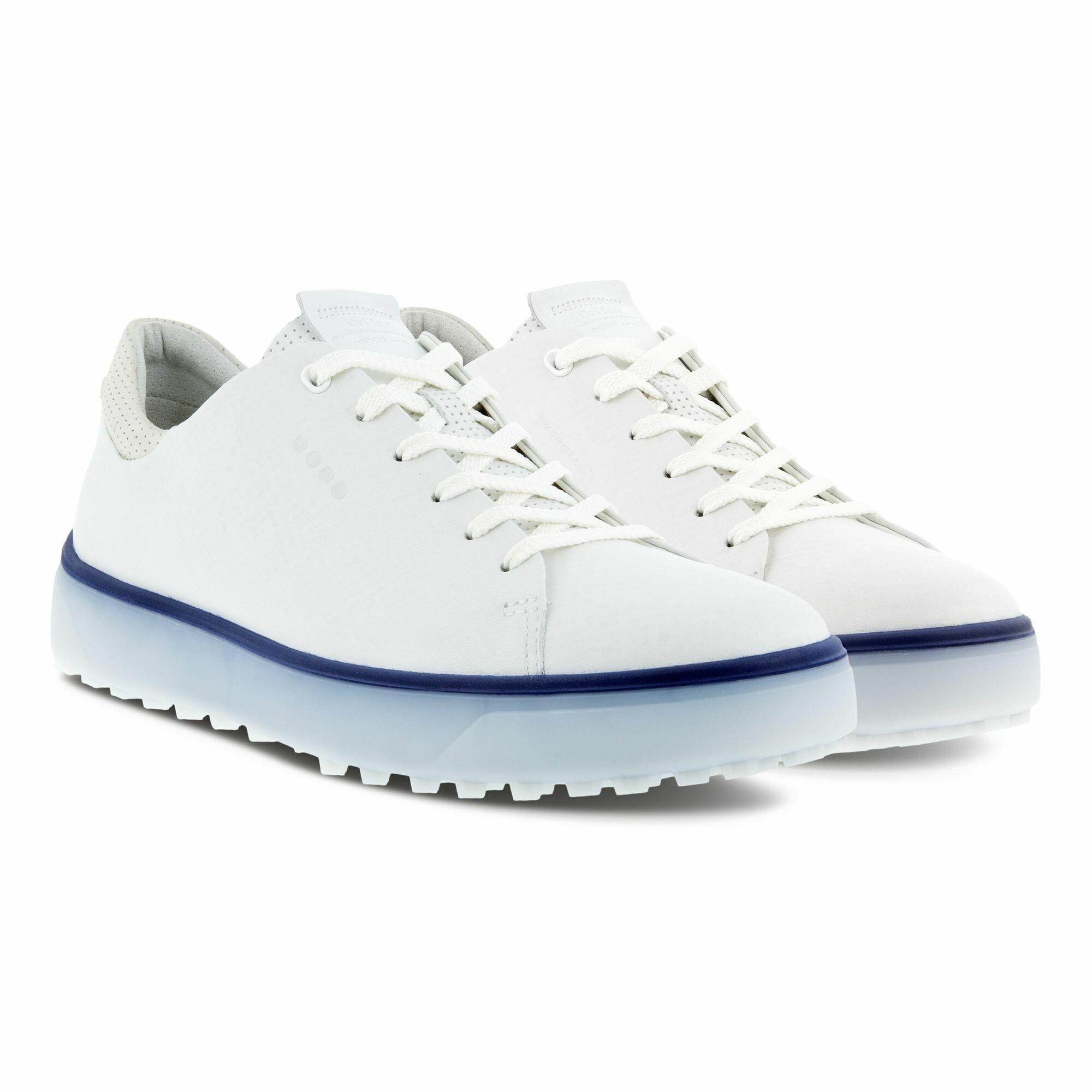 Ecco - Chaussures De Golf Ecco Tray - Chaussures De Golf - Blanc|bleu - Decathlon