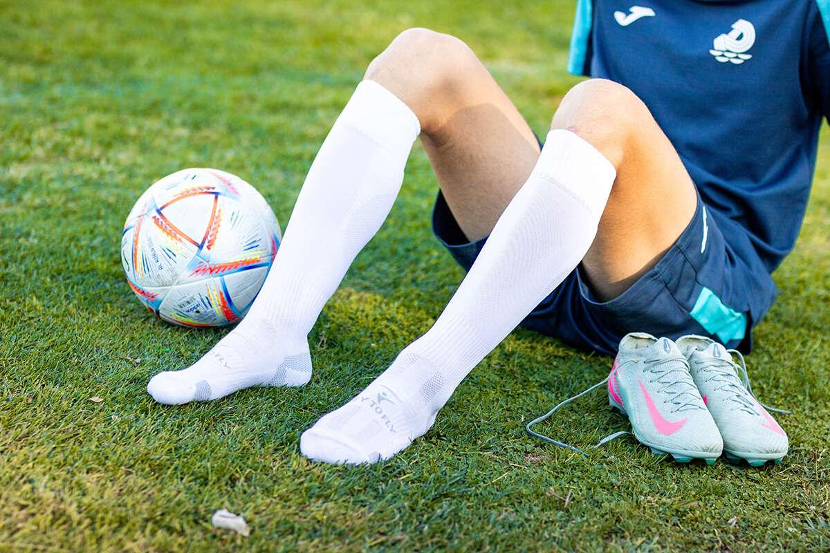 Chaussettes de football longues 3/4 2/6