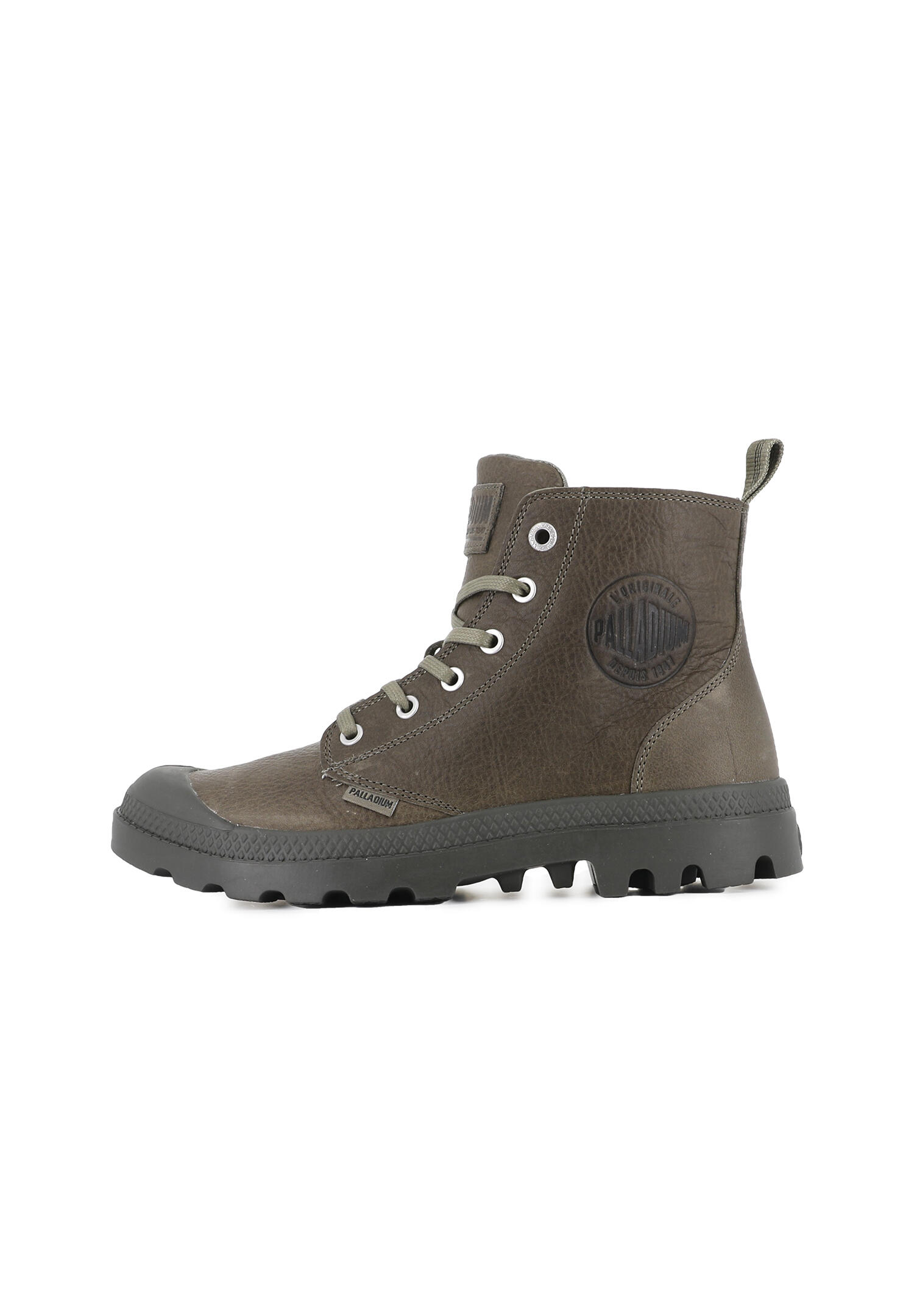PALLADIUM Unisex Pampa Zip Leather ESS Boots Stiefelette 76888-308 Grün 3/6