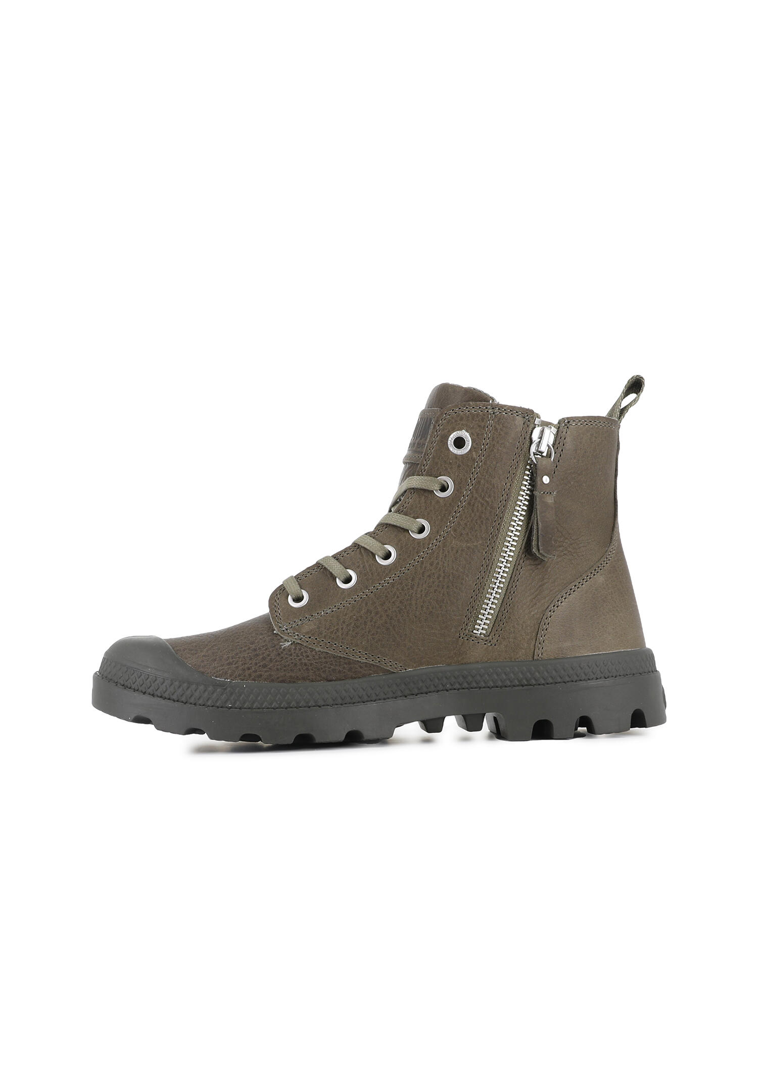 PALLADIUM Unisex Pampa Zip Leather ESS Boots Stiefelette 76888-308 Grün 4/6