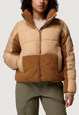 WOMEN'S Daunenjacke/Wattierte Jacke Leadbetter Point™ II Sherpa Hybrid BEIGE