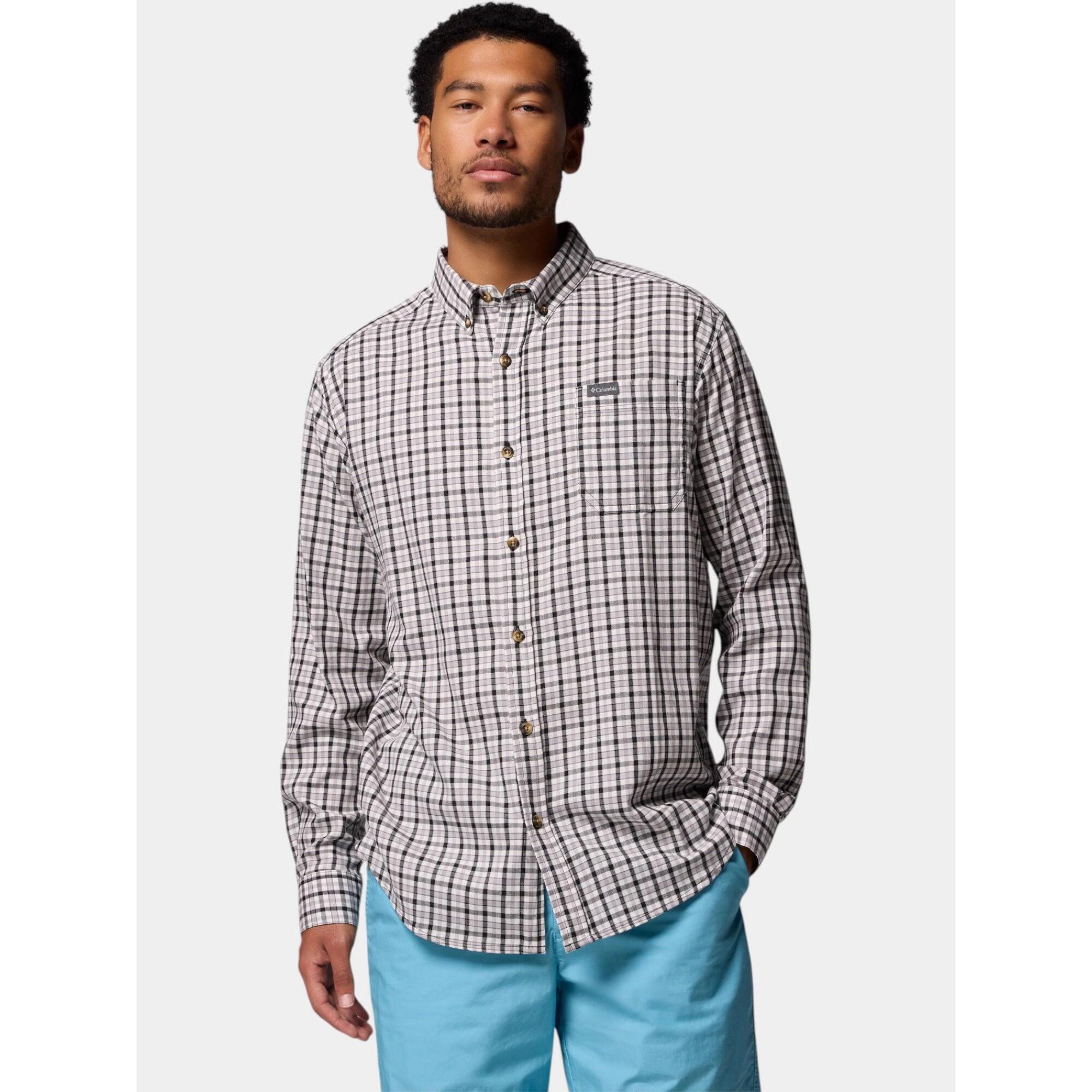 Columbia - Chemise Homme Rapid Rivers Ii - Chemise Manches Longues - Noir - Decathlon