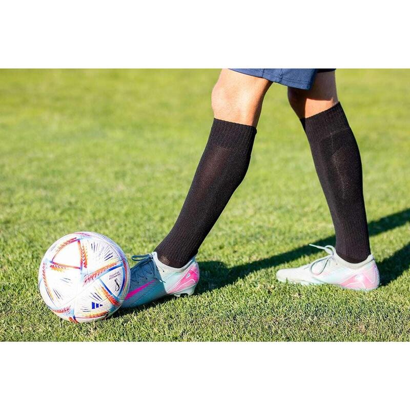 Șosete de fotbal lungi 3/4 - Negru
