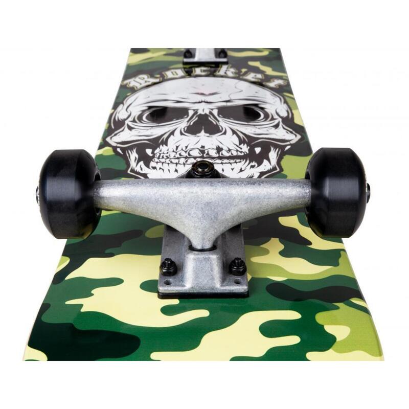Rocket Combat Skull Skateboard