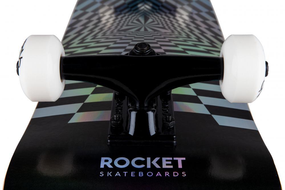 Rocket Prism Foil Silver 7.75" Skateboard 2/5